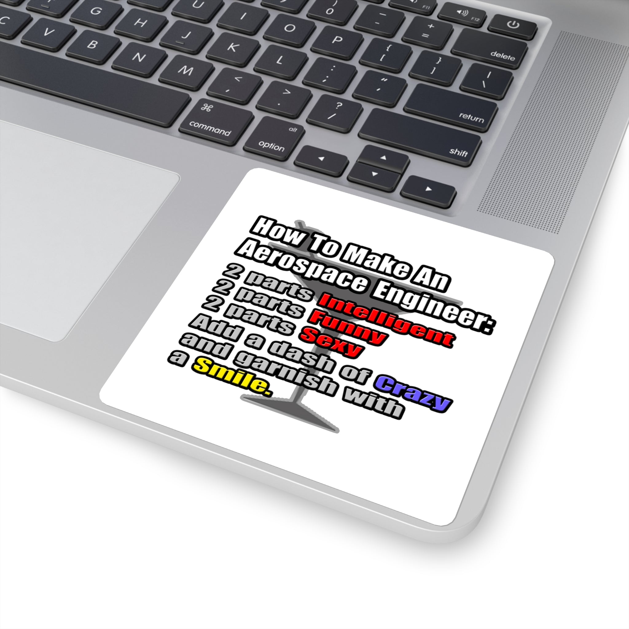 How To Make an Aerospace Engineer - Square Stickers