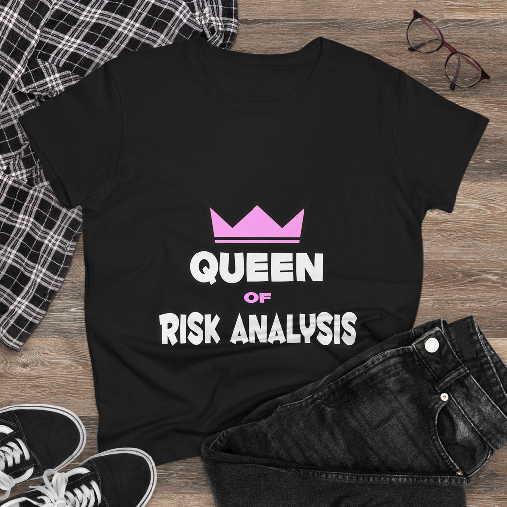 Queen of Risk Analysis - Women's Midweight Cotton Tee