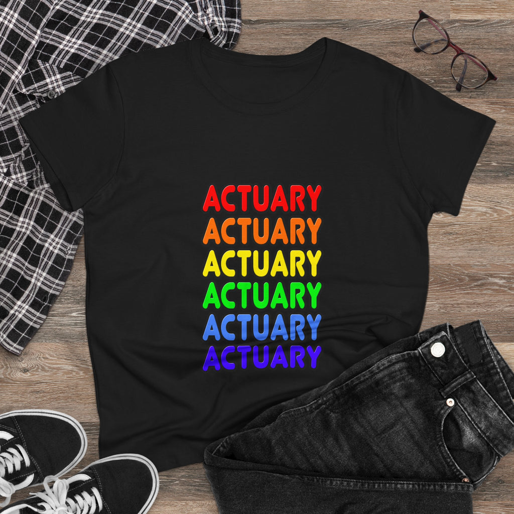 Rainbow Actuary - Women's Midweight Cotton Tee