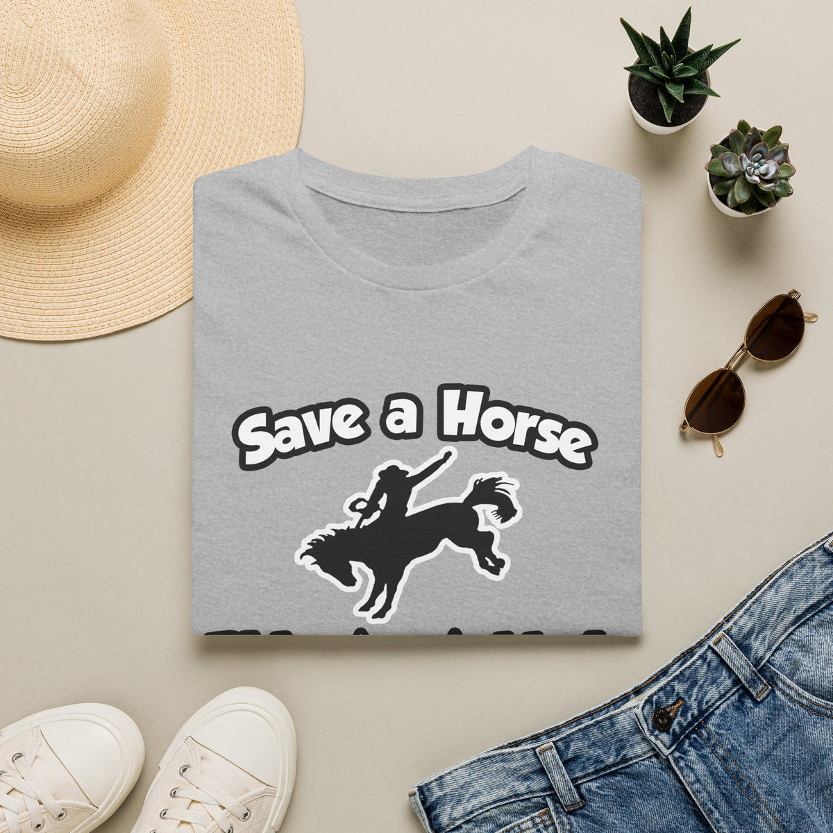 Save a Horse, Ride an Athletic Trainer - Unisex Softstyle T-Shirt