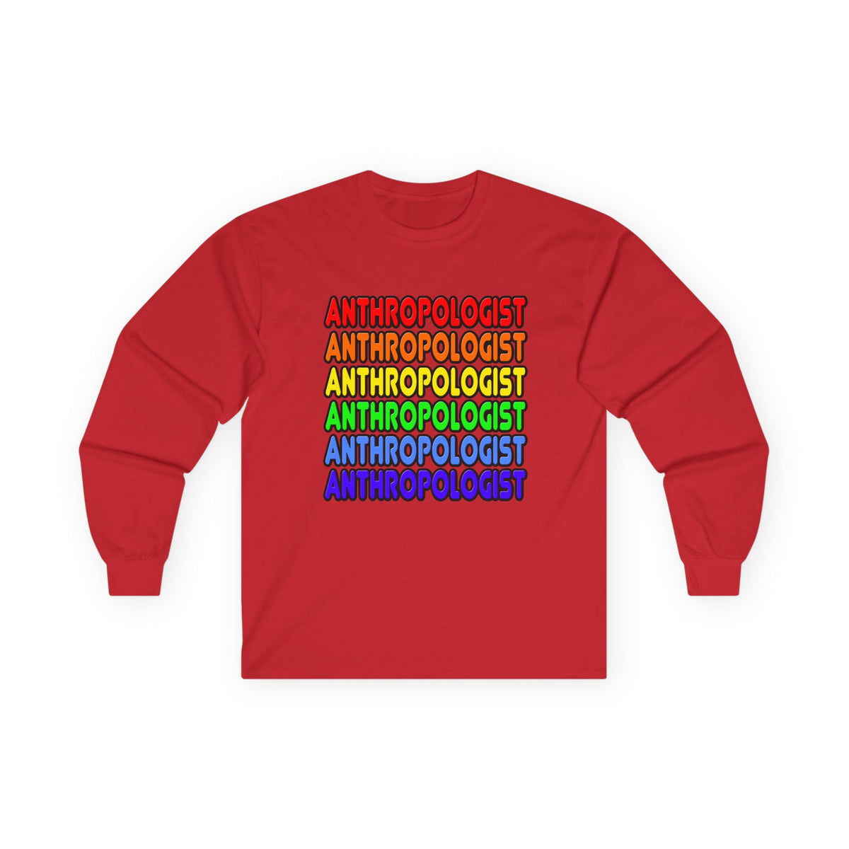 Rainbow Anthropologist - Unisex Ultra Cotton Long Sleeve Tee