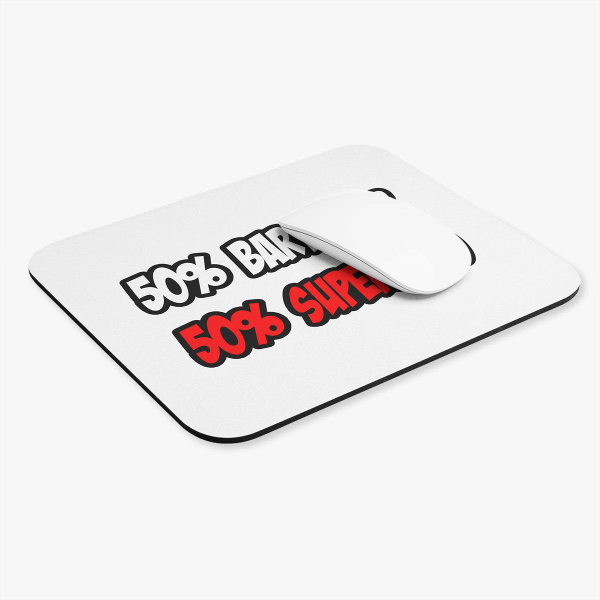 Half Bartender...Half Superhero - Mouse Pad (Rectangle)