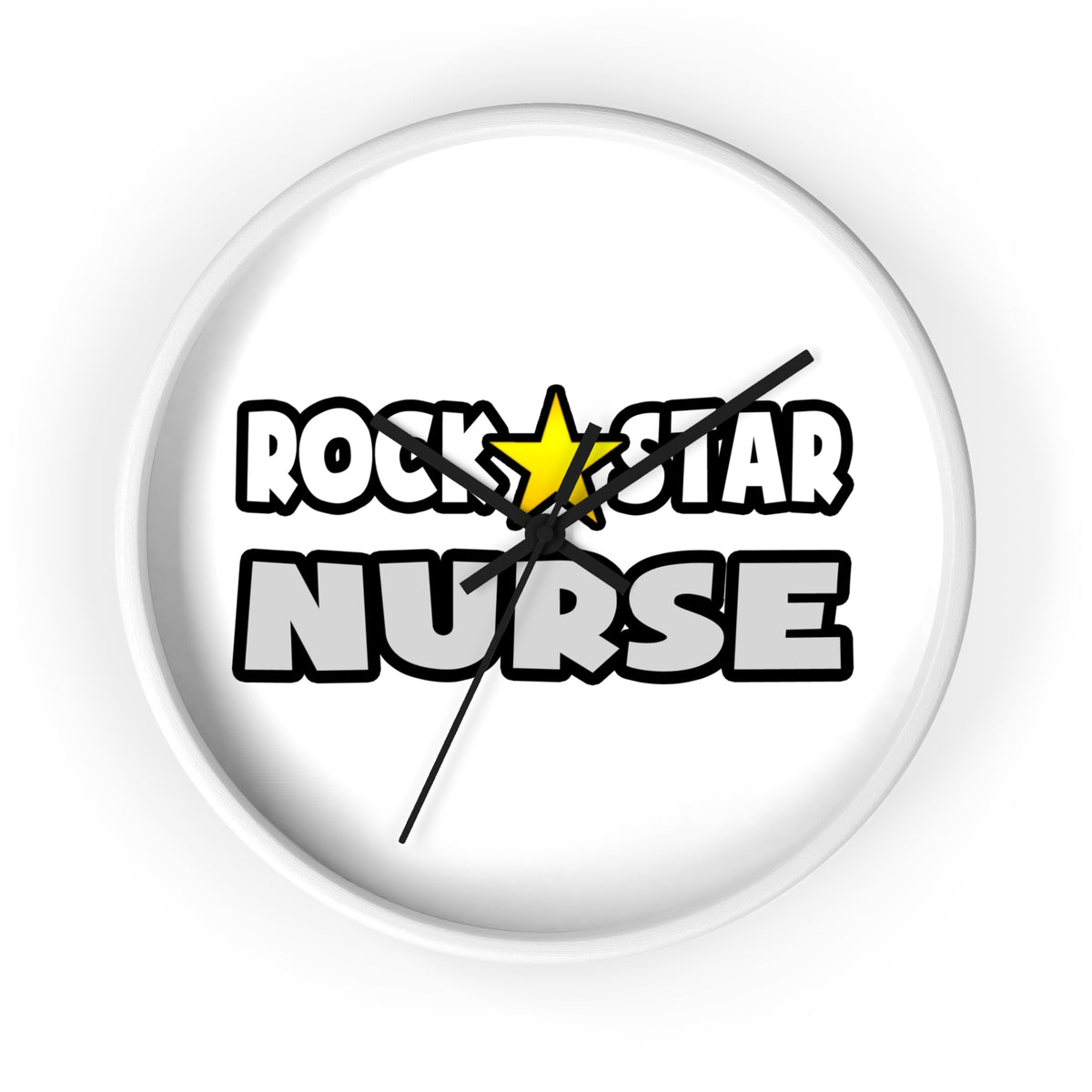 Rock Star Nurse (2) - Wall Clock