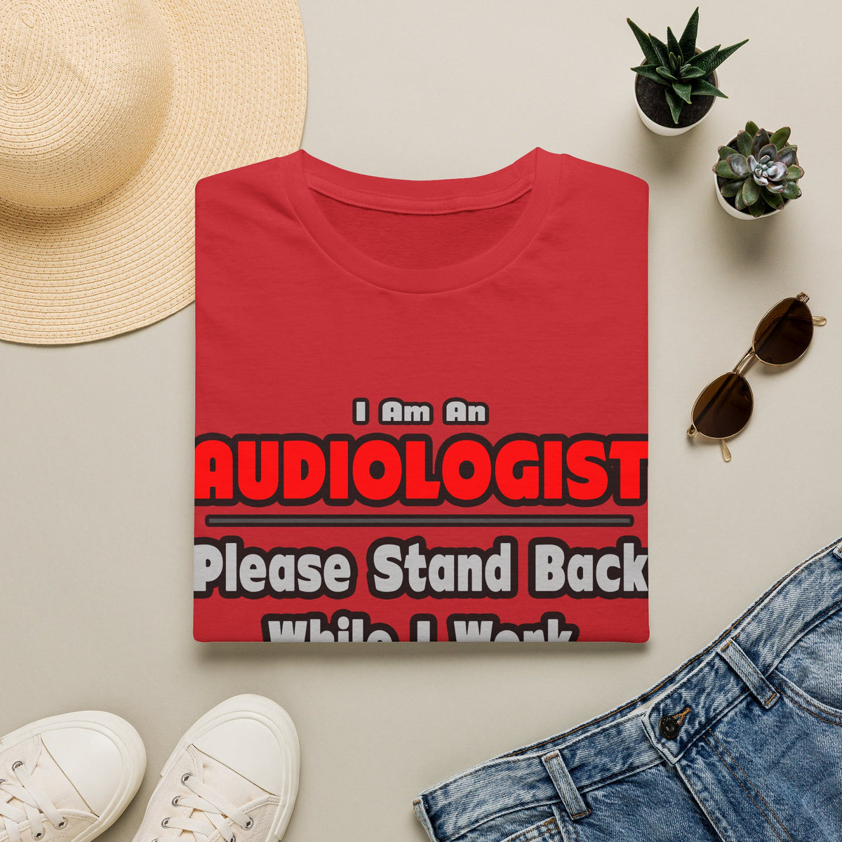 Audiologist ... Stand Back ... Work My Magic - Unisex Softstyle T-Shirt