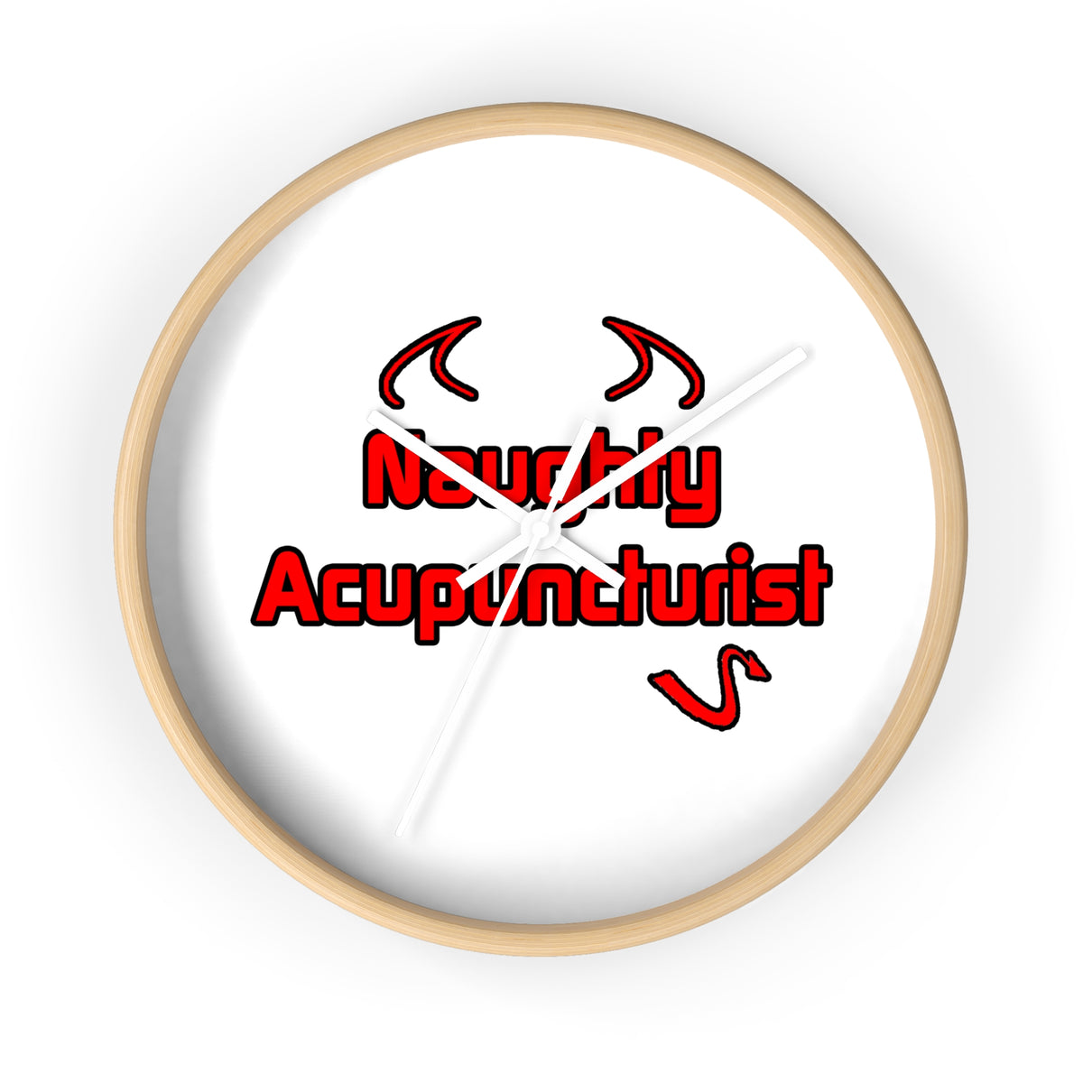 Naughty Acupuncturist - Wall Clock