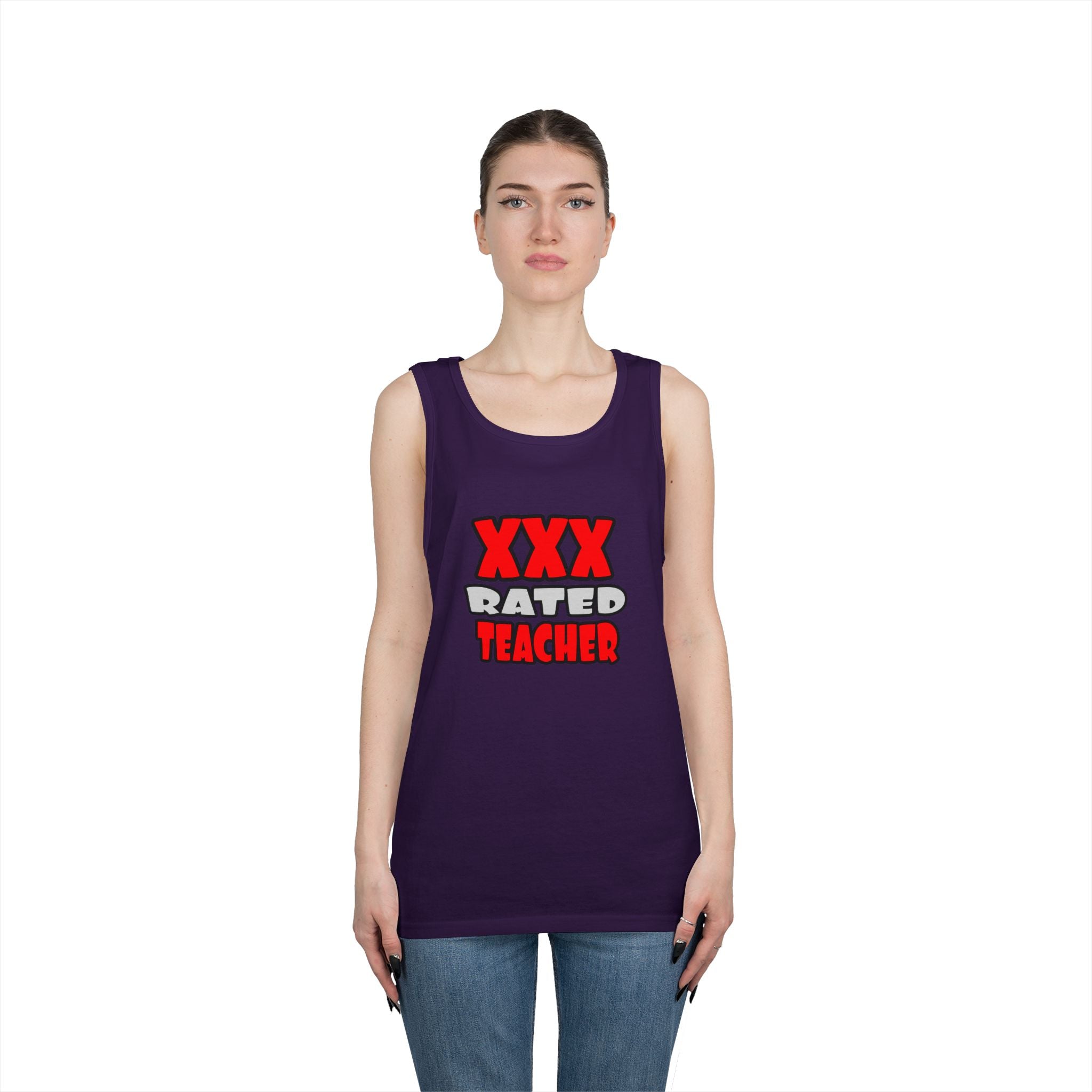 XXX Rated Teacher - Unisex Heavy Cotton Tank Top