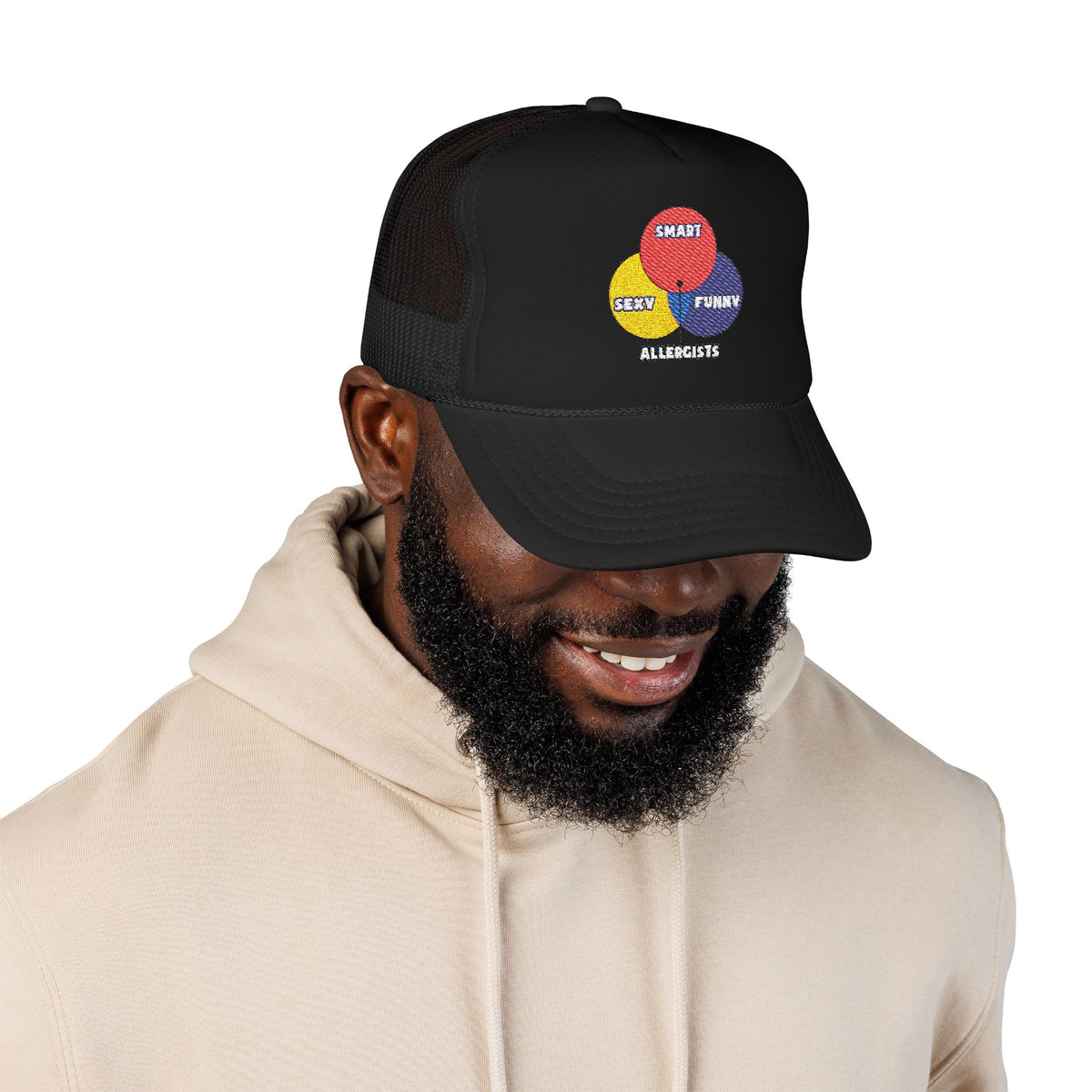 Venn Diagram .. Allergists - Foam Trucker Hat