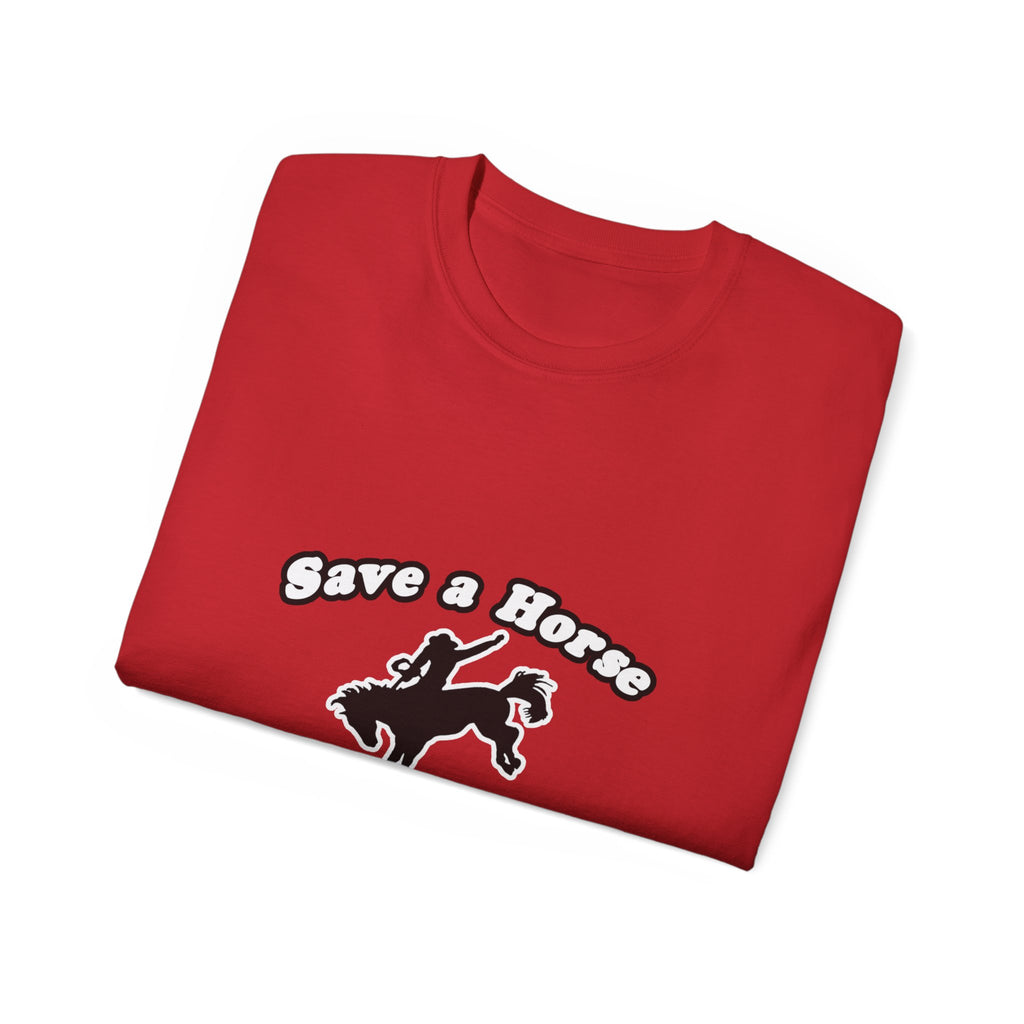 save horse ride teacher - Unisex Ultra Cotton Tee