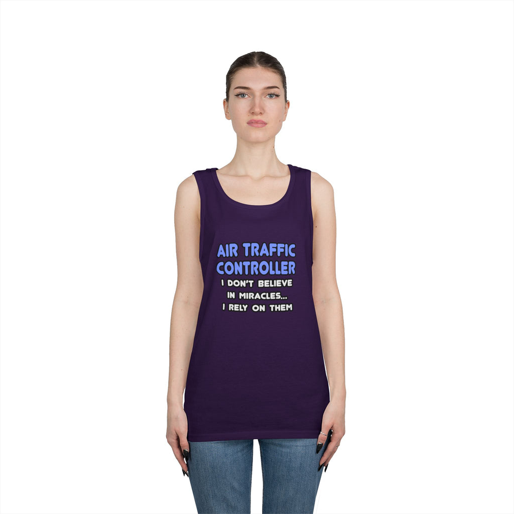 Miracles and Air Traffic Controllers - Unisex Heavy Cotton Tank Top