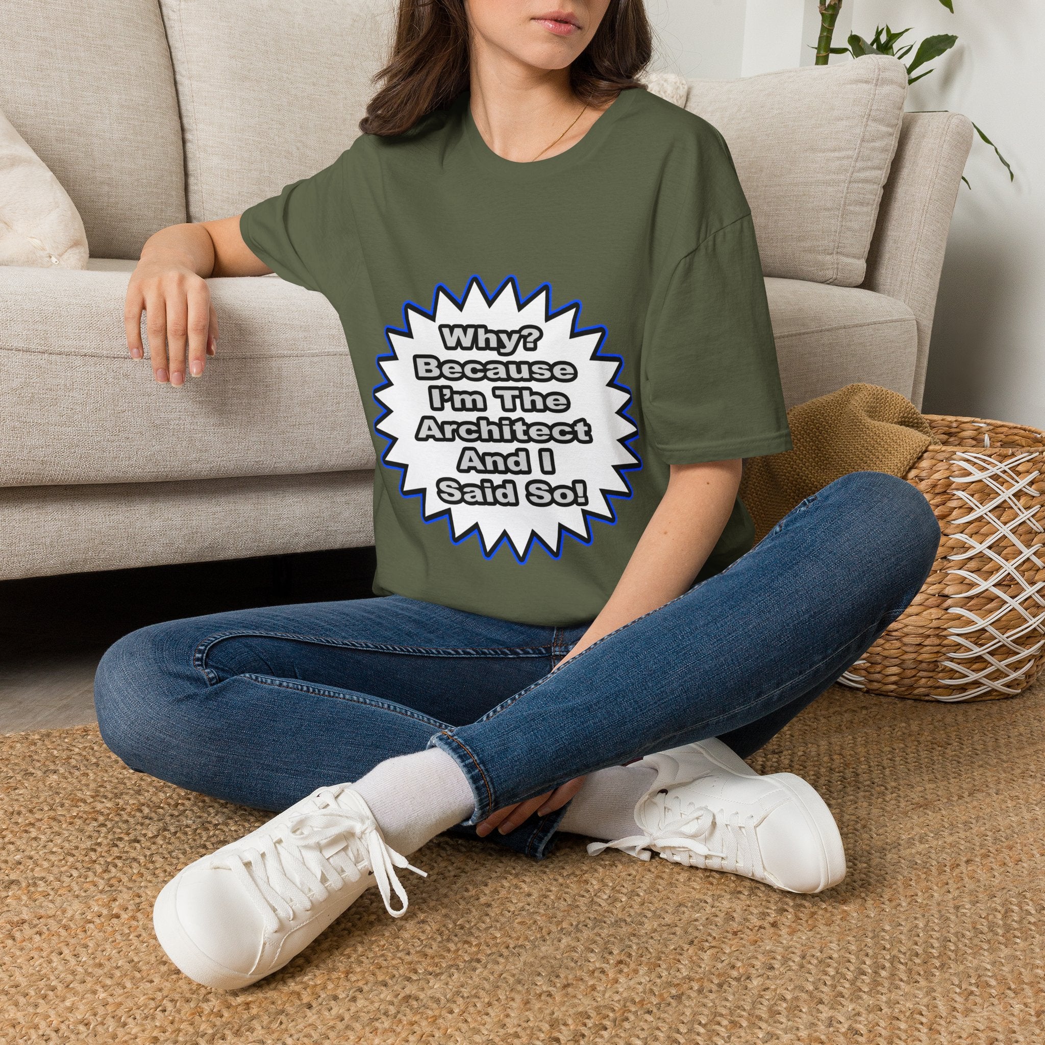 Architect...Because I Said So - Unisex Softstyle T-Shirt