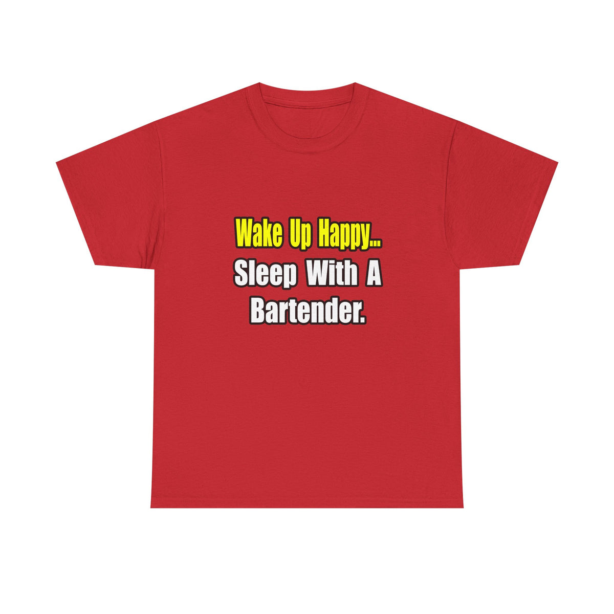 Sleep With a Bartender - Unisex Heavy Cotton Tee