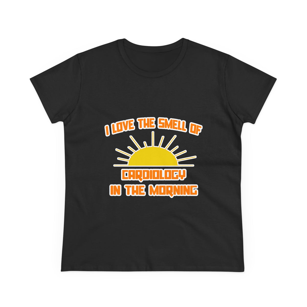 Smell of Cardiology in the Morning - Women's Midweight Cotton Tee