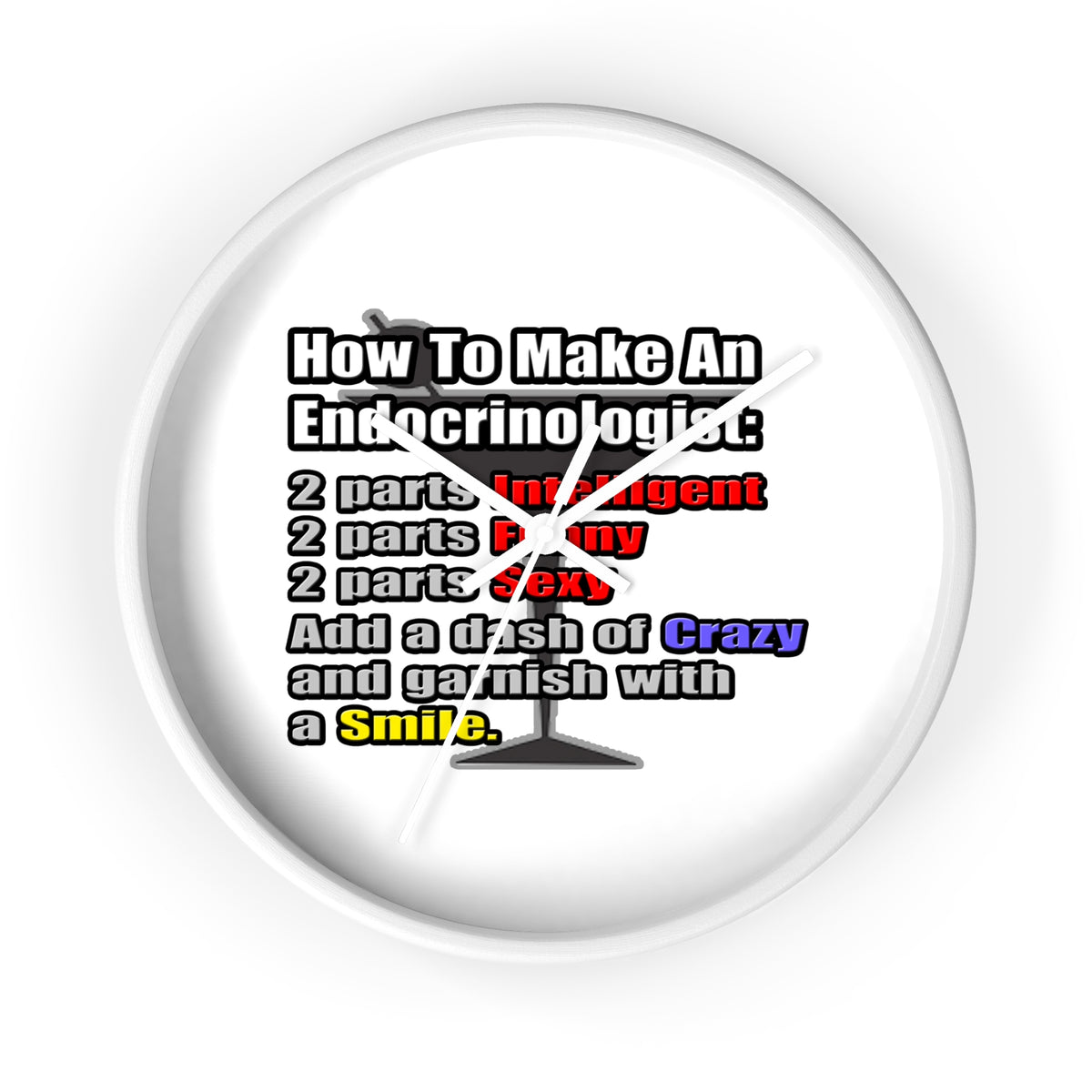 How To Make an Endocrinologist - Wall Clock