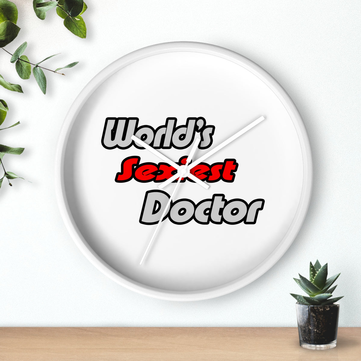 World's Sexiest Doctor - Wall Clock