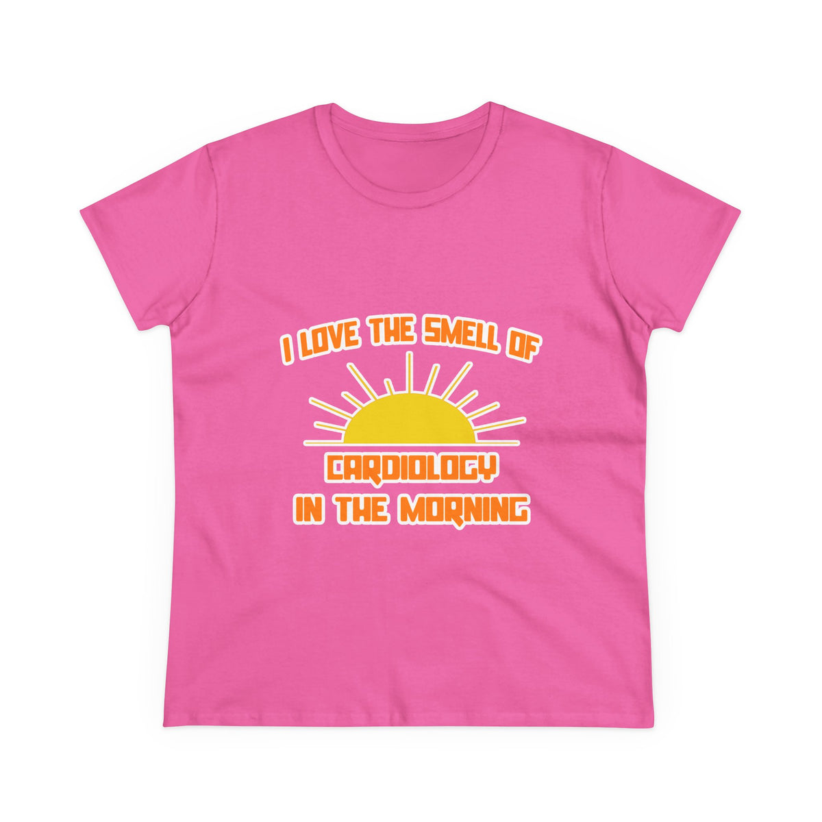 Smell of Cardiology in the Morning - Women's Midweight Cotton Tee