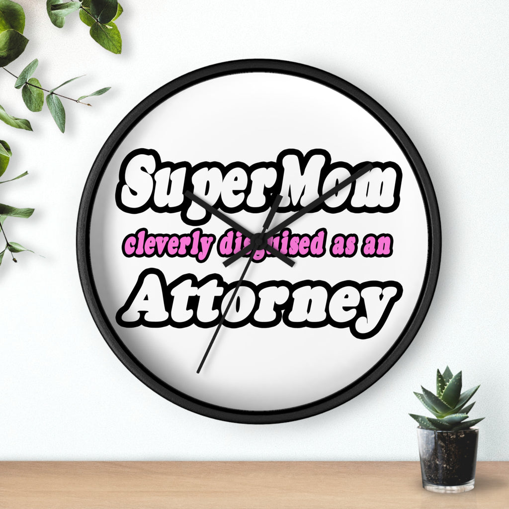 SuperMom Attorney - Wall Clock