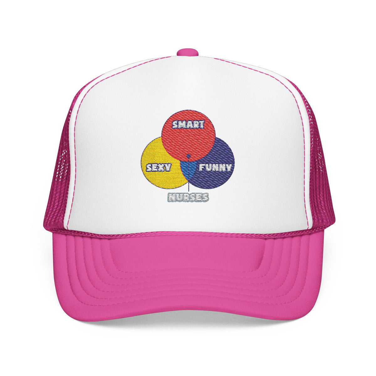 Venn Diagram .. Nurses - Foam Trucker Hat