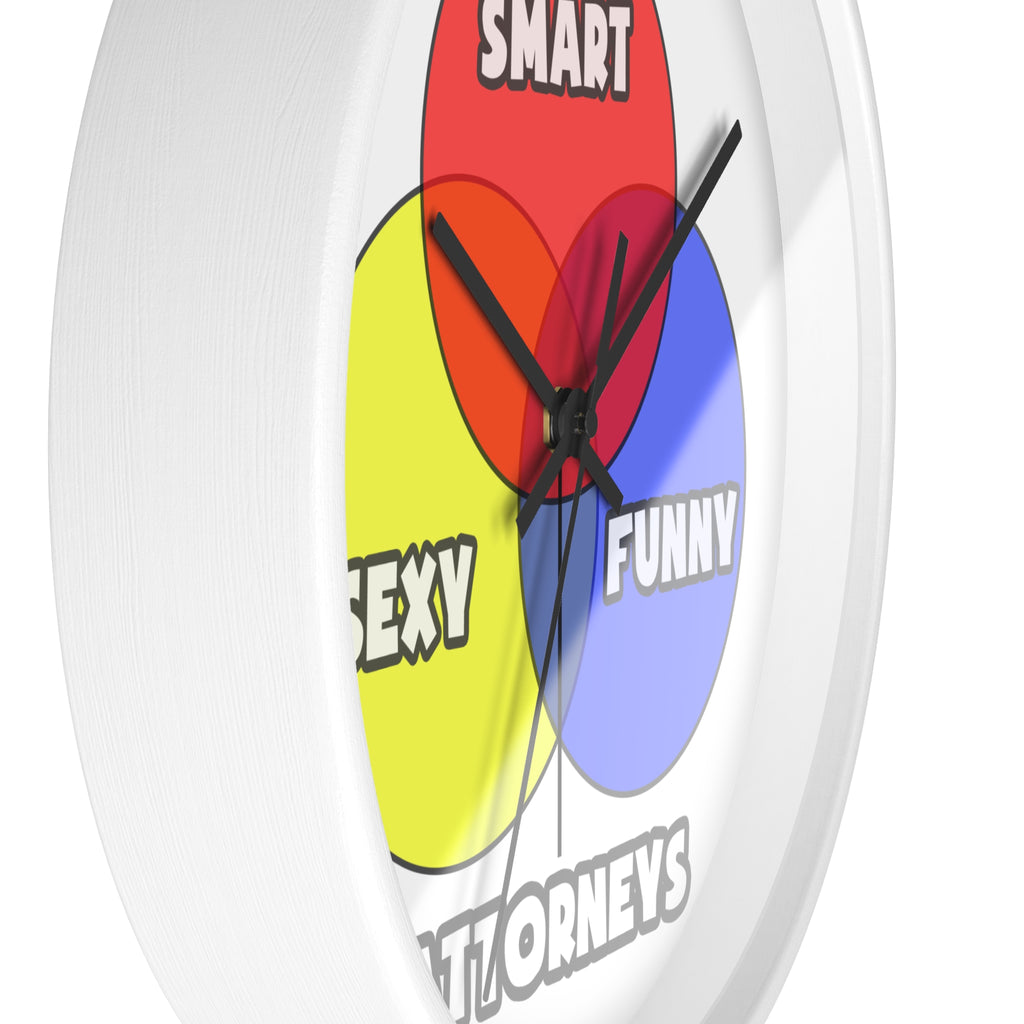 Venn Diagram .. Attorneys - Wall Clock