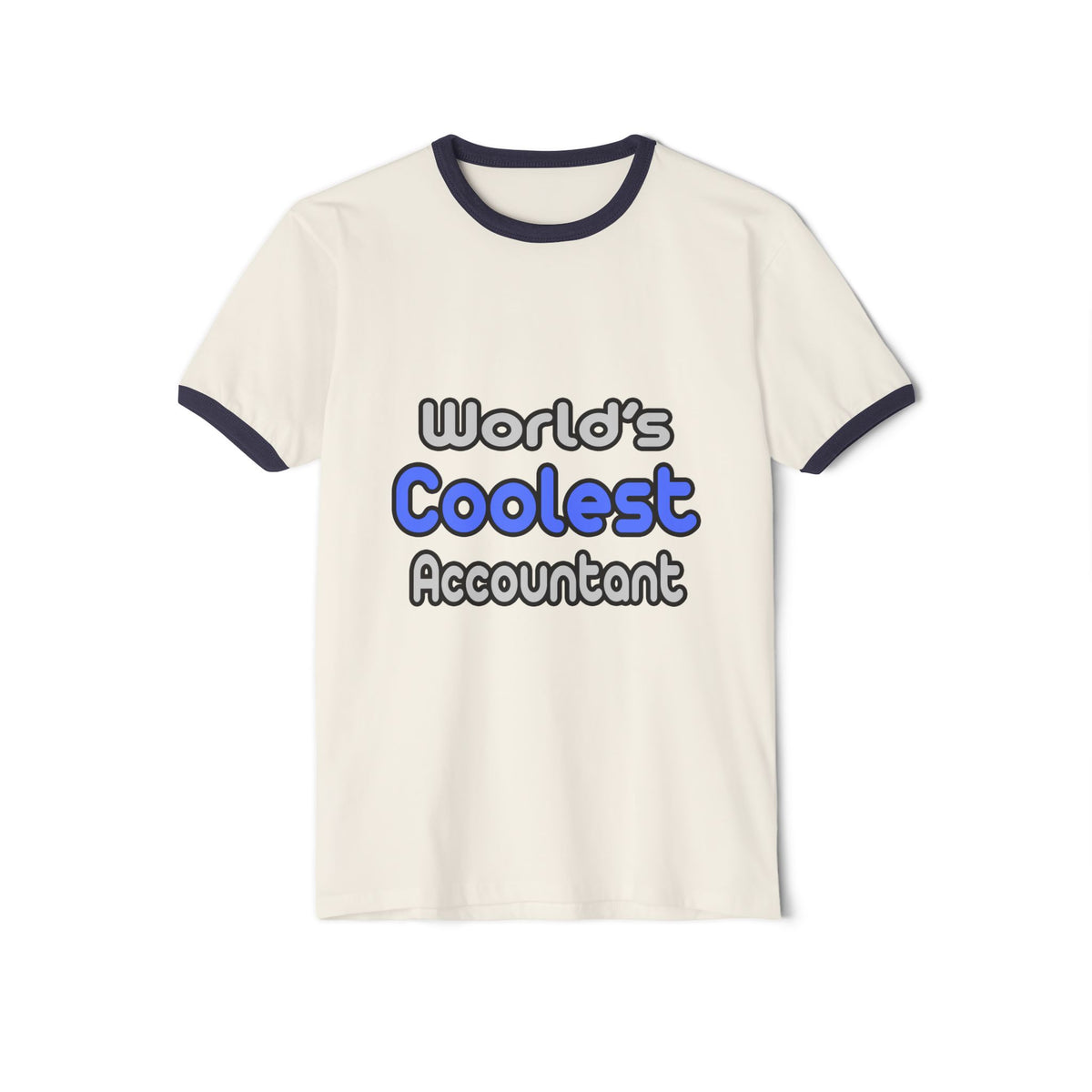 World's Coolest Accountant - Unisex Cotton Ringer T-Shirt
