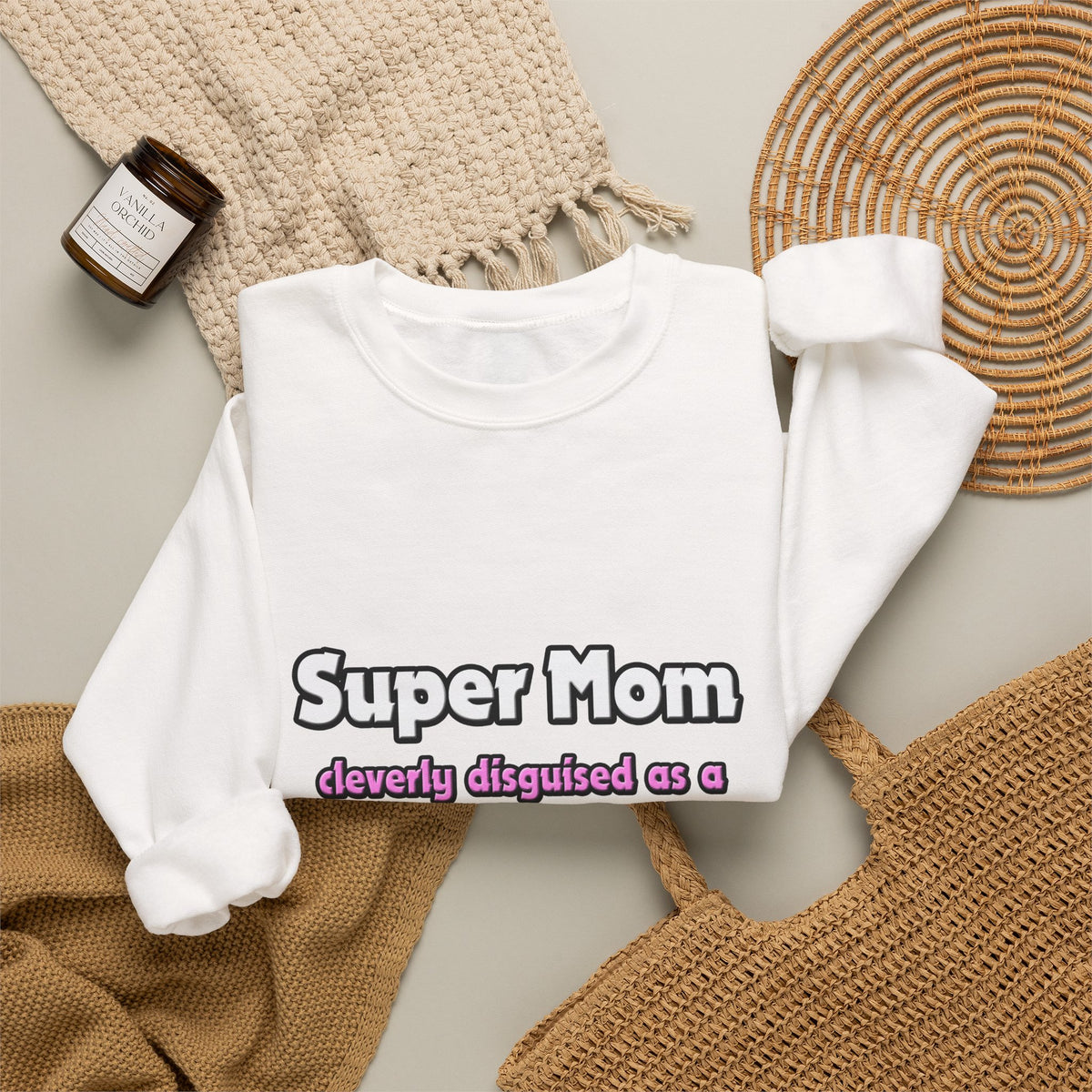 Super Mom ... Doctor - Unisex Heavy Blend™ Crewneck Sweatshirt