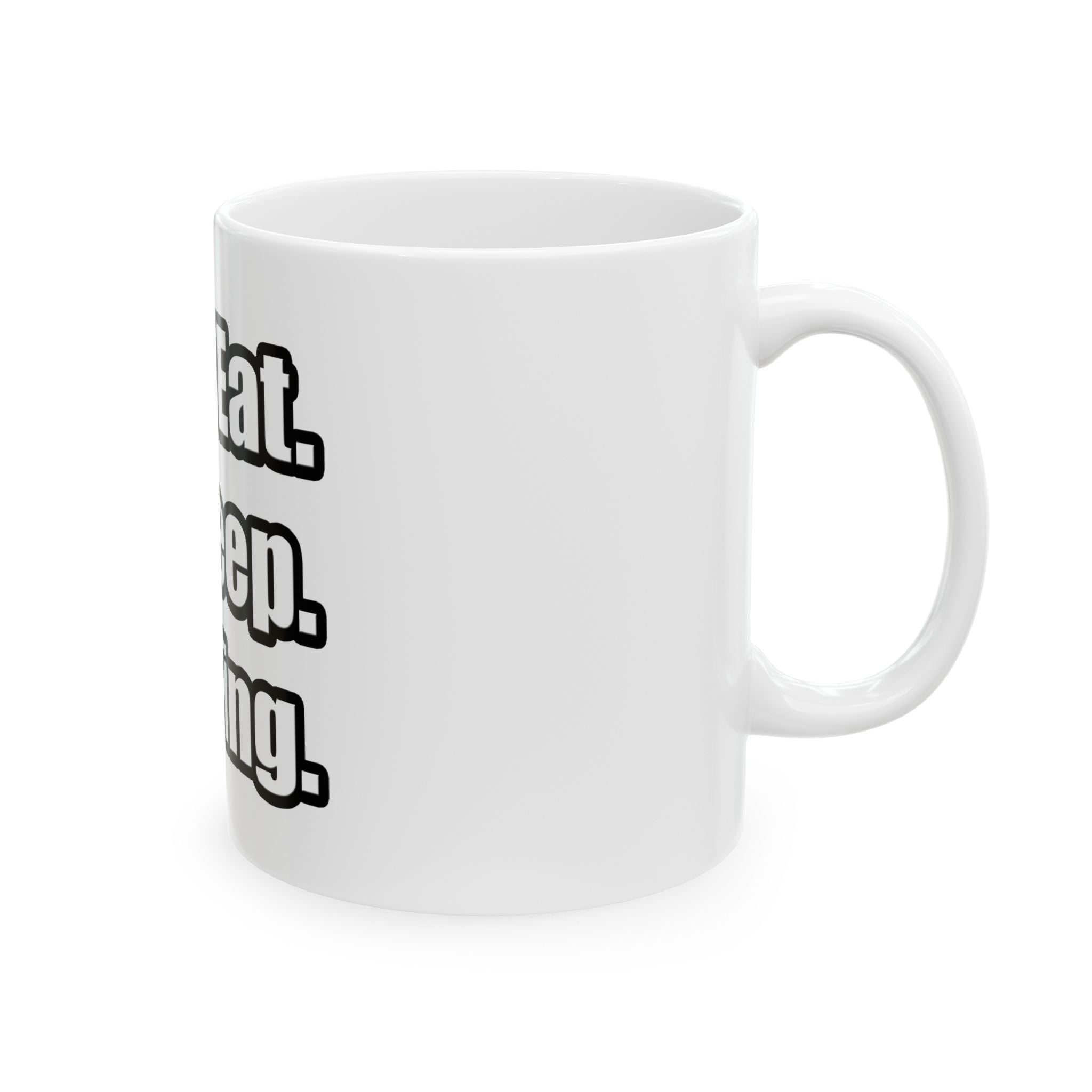 Eat. Sleep. Nursing. - Ceramic Mug, (11oz, 15oz)