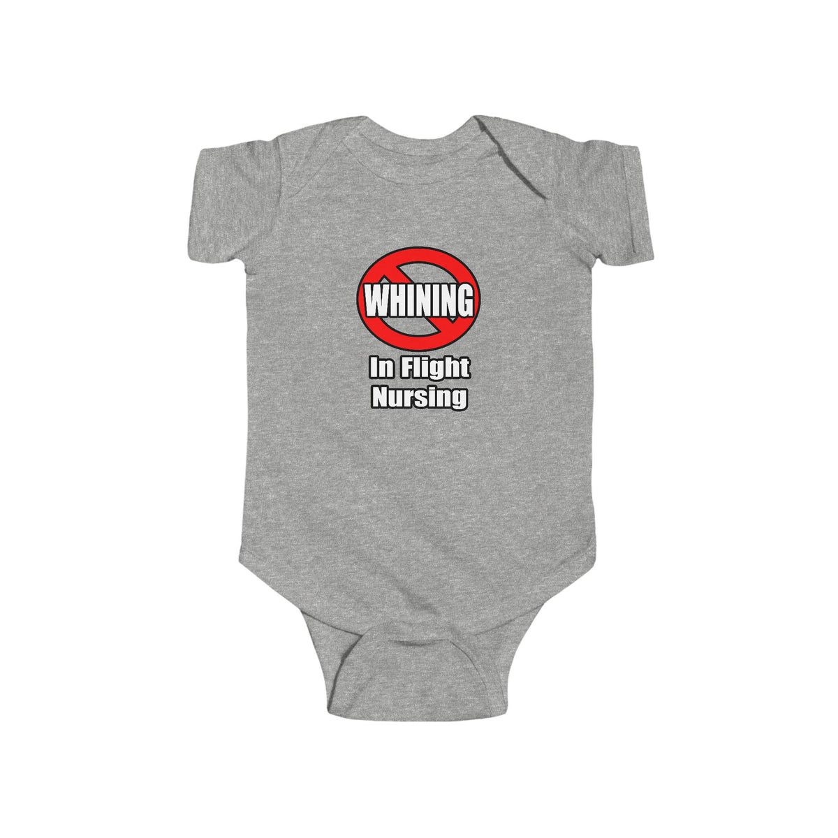 No Whining In Flight Nursing - Infant Fine Jersey Bodysuit