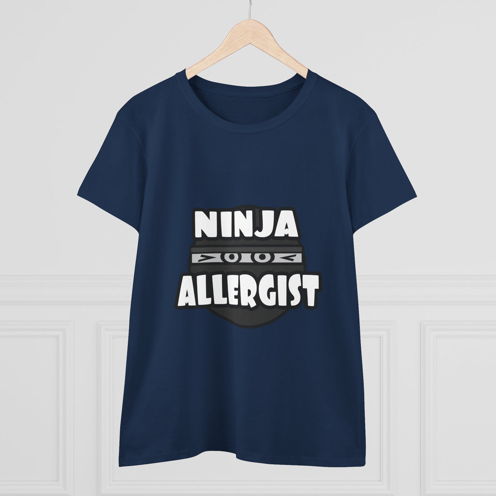 Ninja Allergist - Women's Midweight Cotton Tee