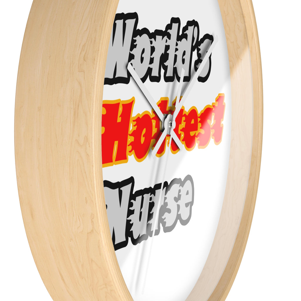 World's Hottest Nurse - Wall Clock