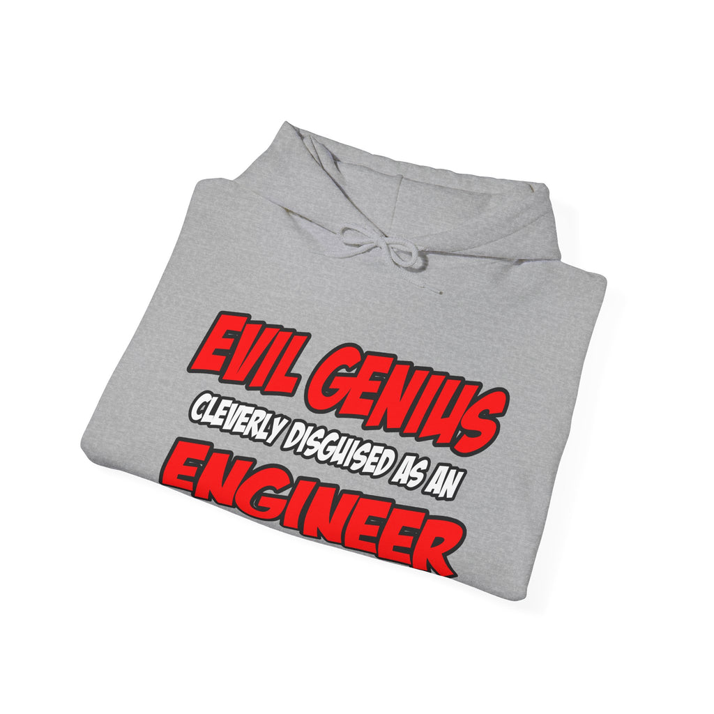 Evil Genius...Engineer - Unisex Heavy Blend™ Hooded Sweatshirt