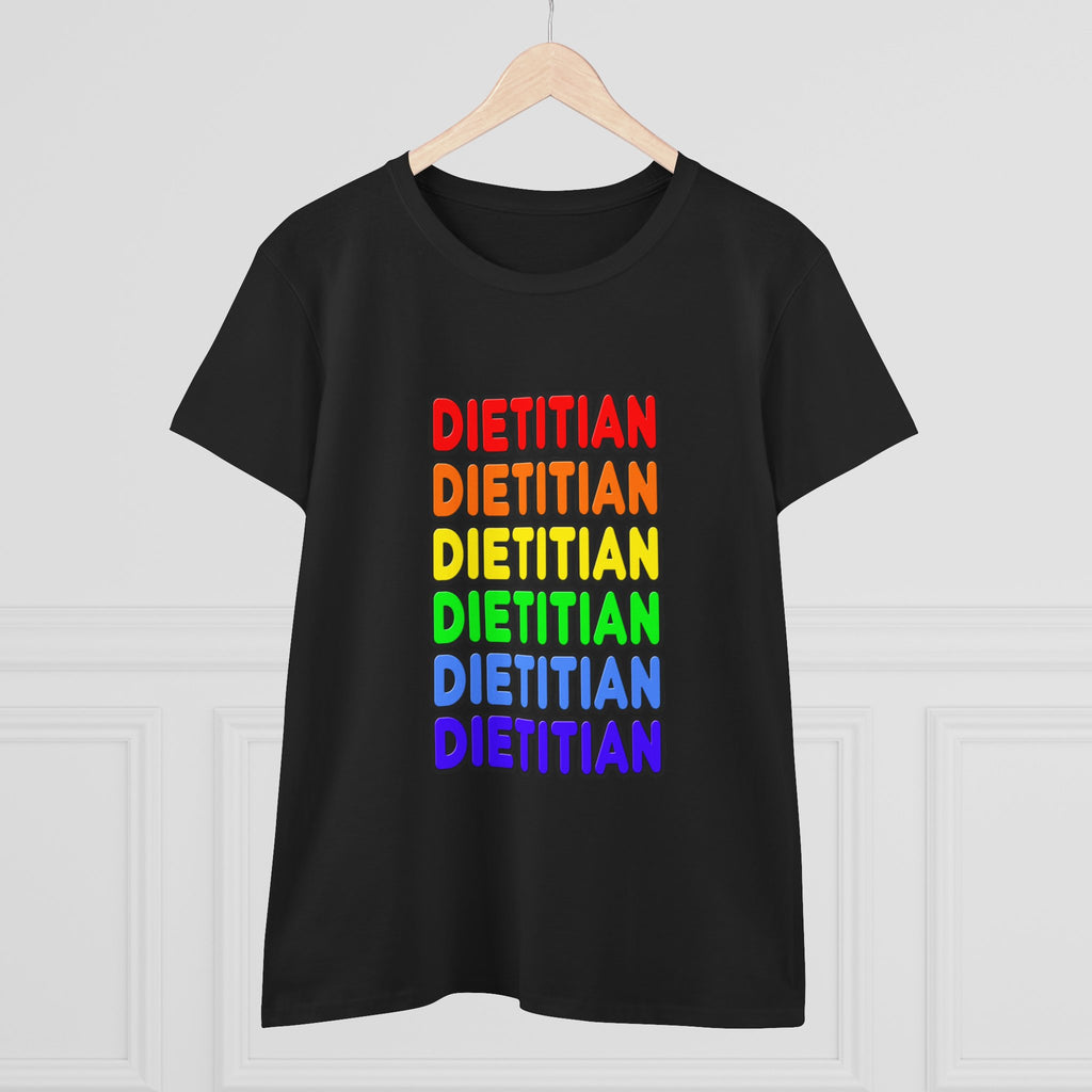 Rainbow Dietitian - Women's Midweight Cotton Tee