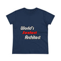 World's Sexiest Architect - Women's Midweight Cotton Tee