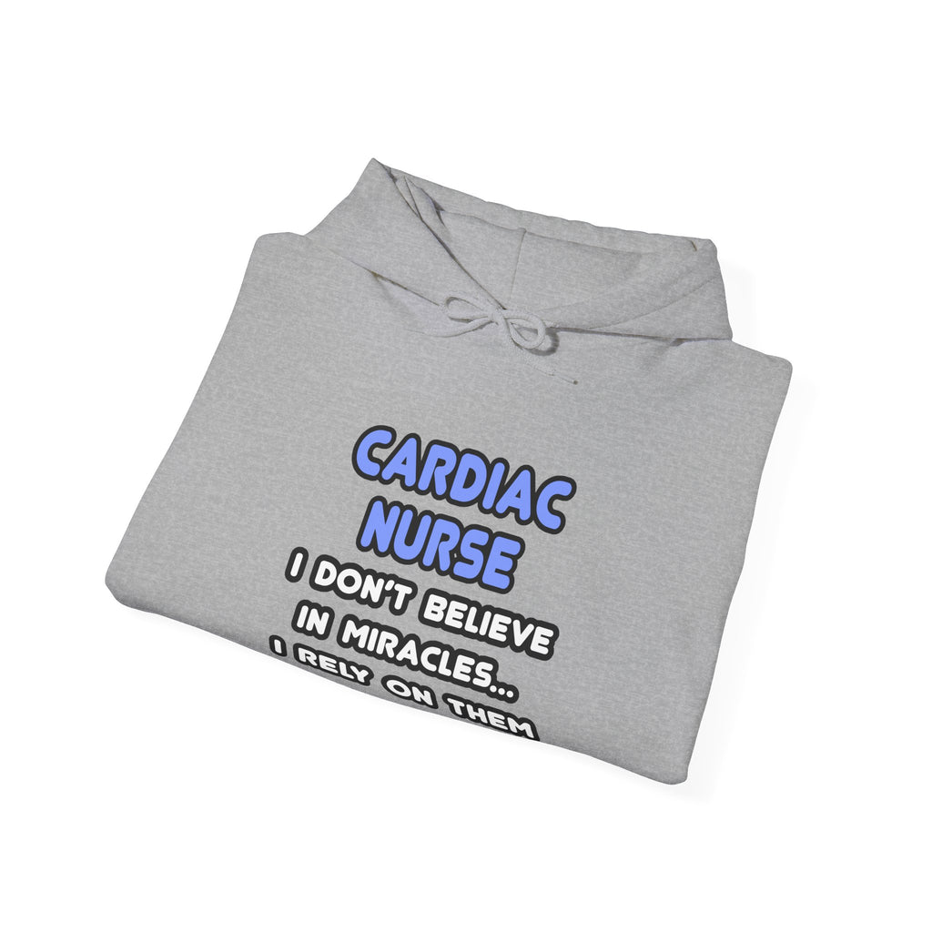 Miracles and Cardiac Nurses - Unisex Heavy Blend™ Hooded Sweatshirt
