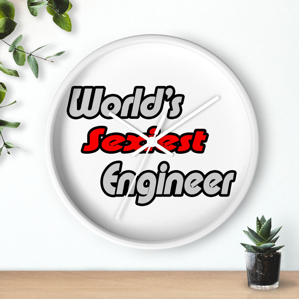 World's Sexiest Engineer - Wall Clock