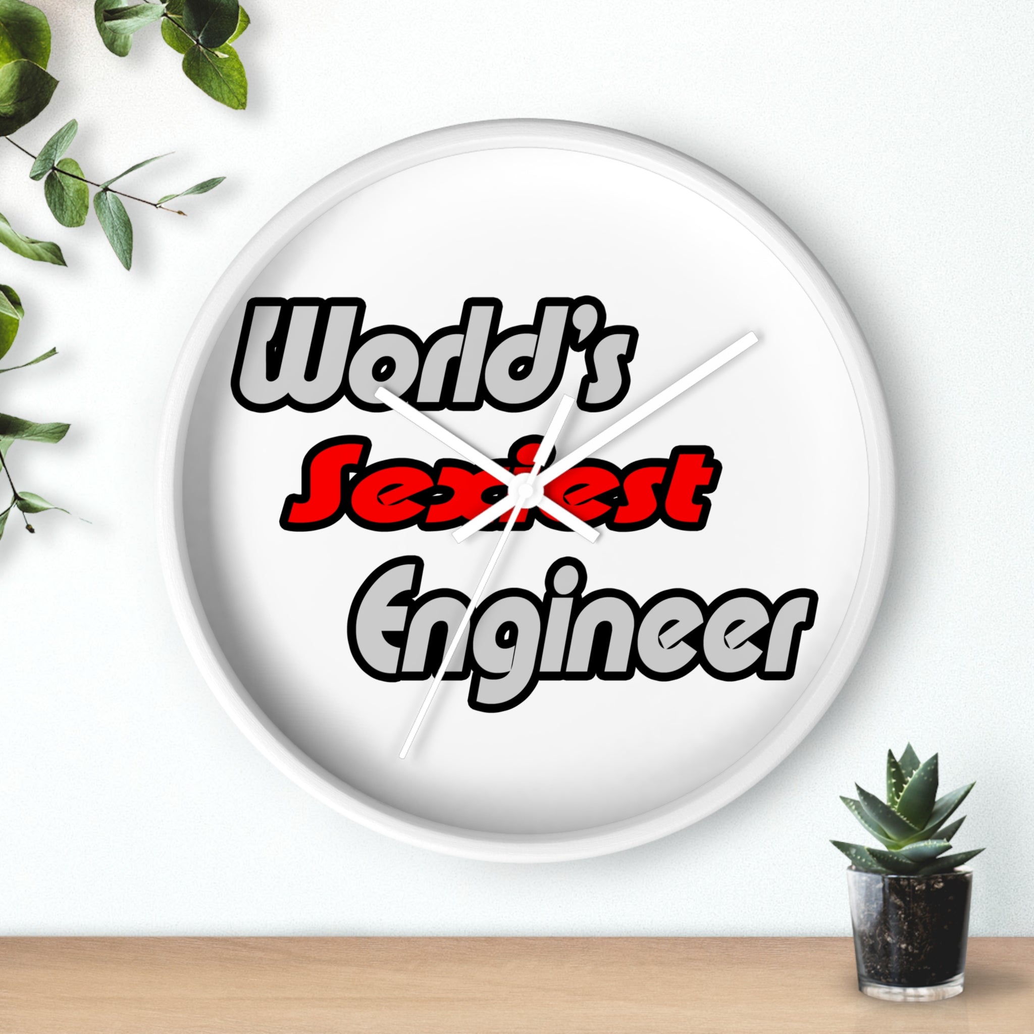 World's Sexiest Engineer - Wall Clock