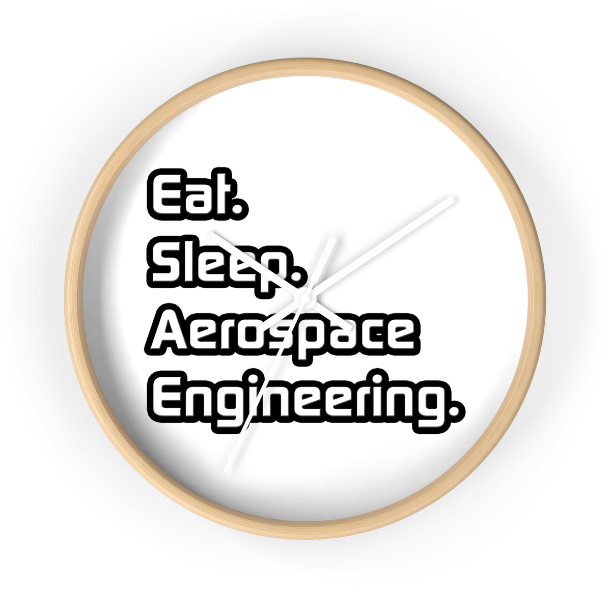 Eat. Sleep. Aerospace Engineering - Wall Clock
