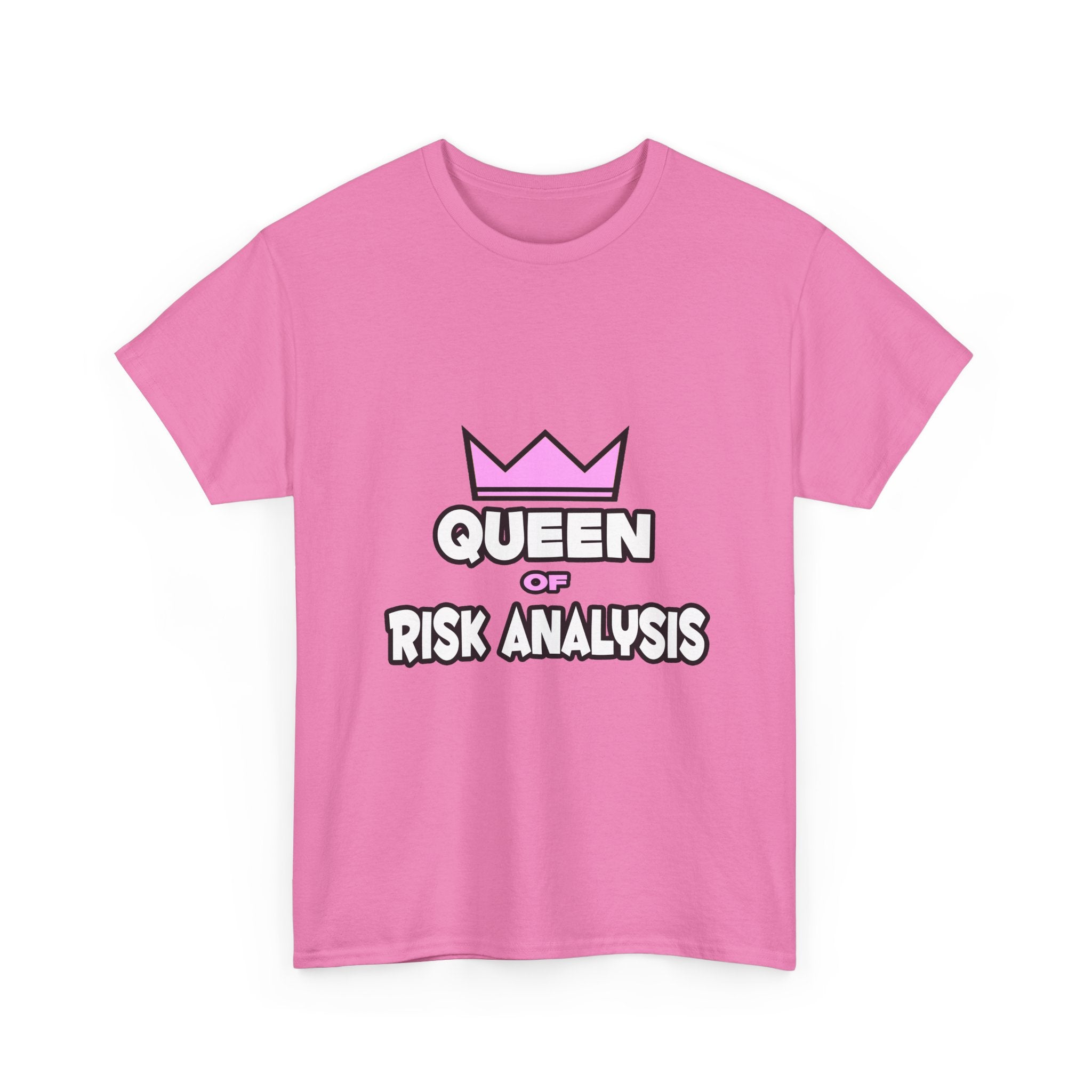 Queen of Risk Analysis - Unisex Heavy Cotton Tee