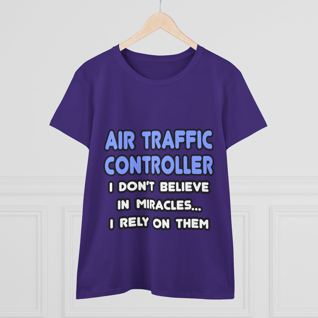 Miracles and Air Traffic Controllers - Women's Midweight Cotton Tee