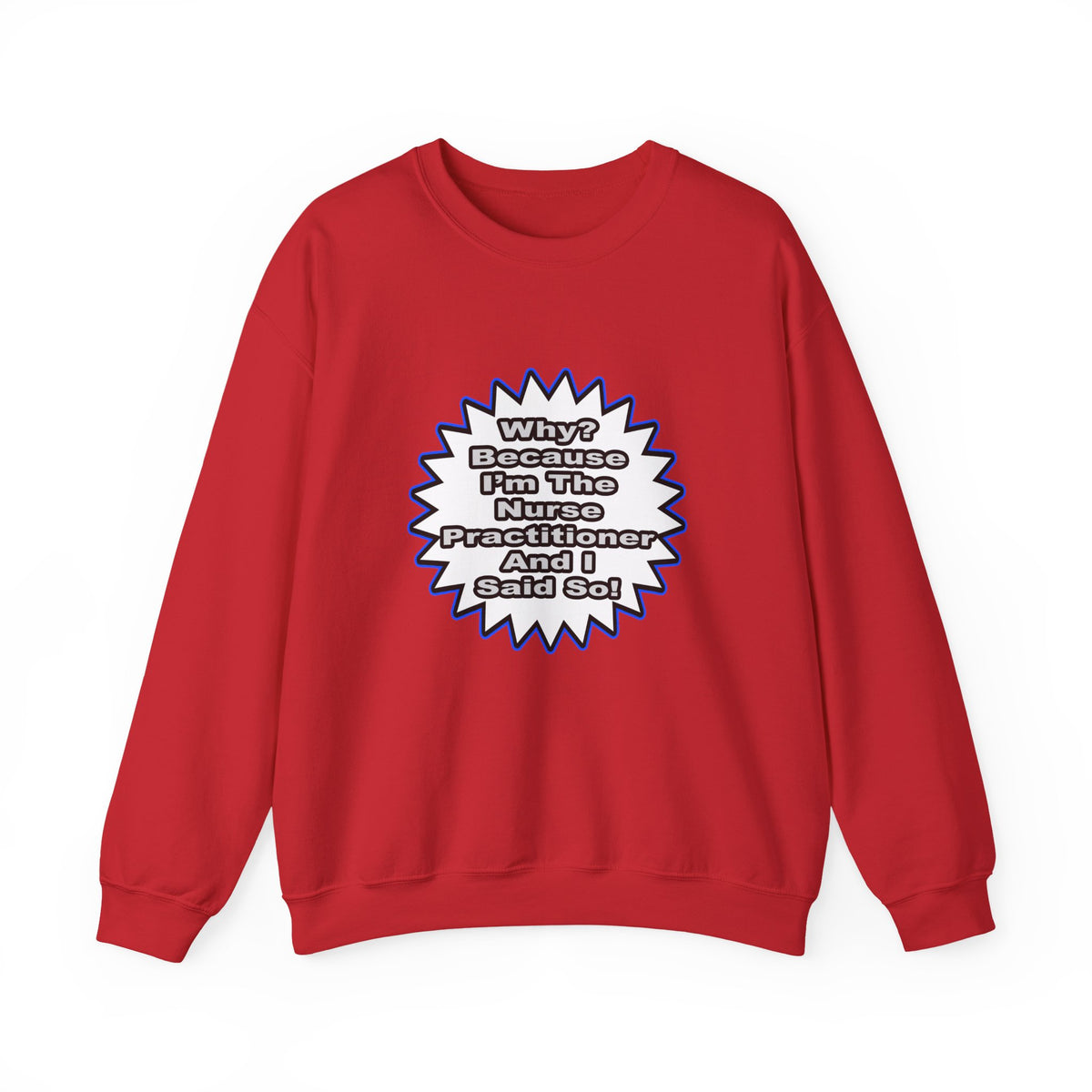 Nurse Practitioner...Because I Said So - Unisex Heavy Blend™ Crewneck Sweatshirt