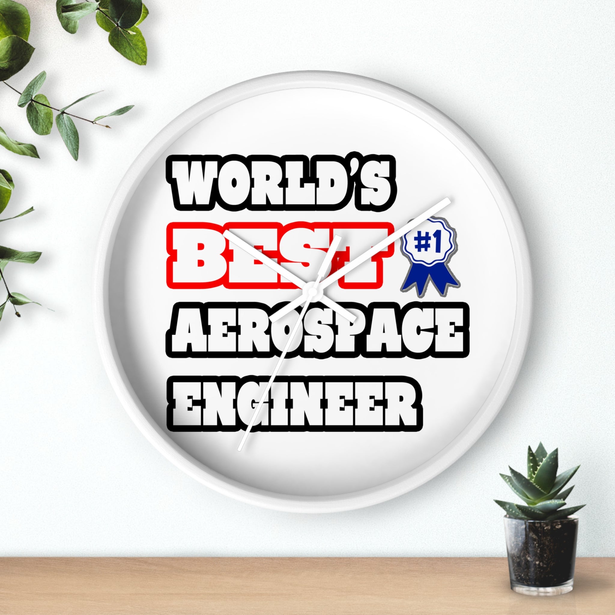 World's Best Aerospace Engineer - Wall Clock