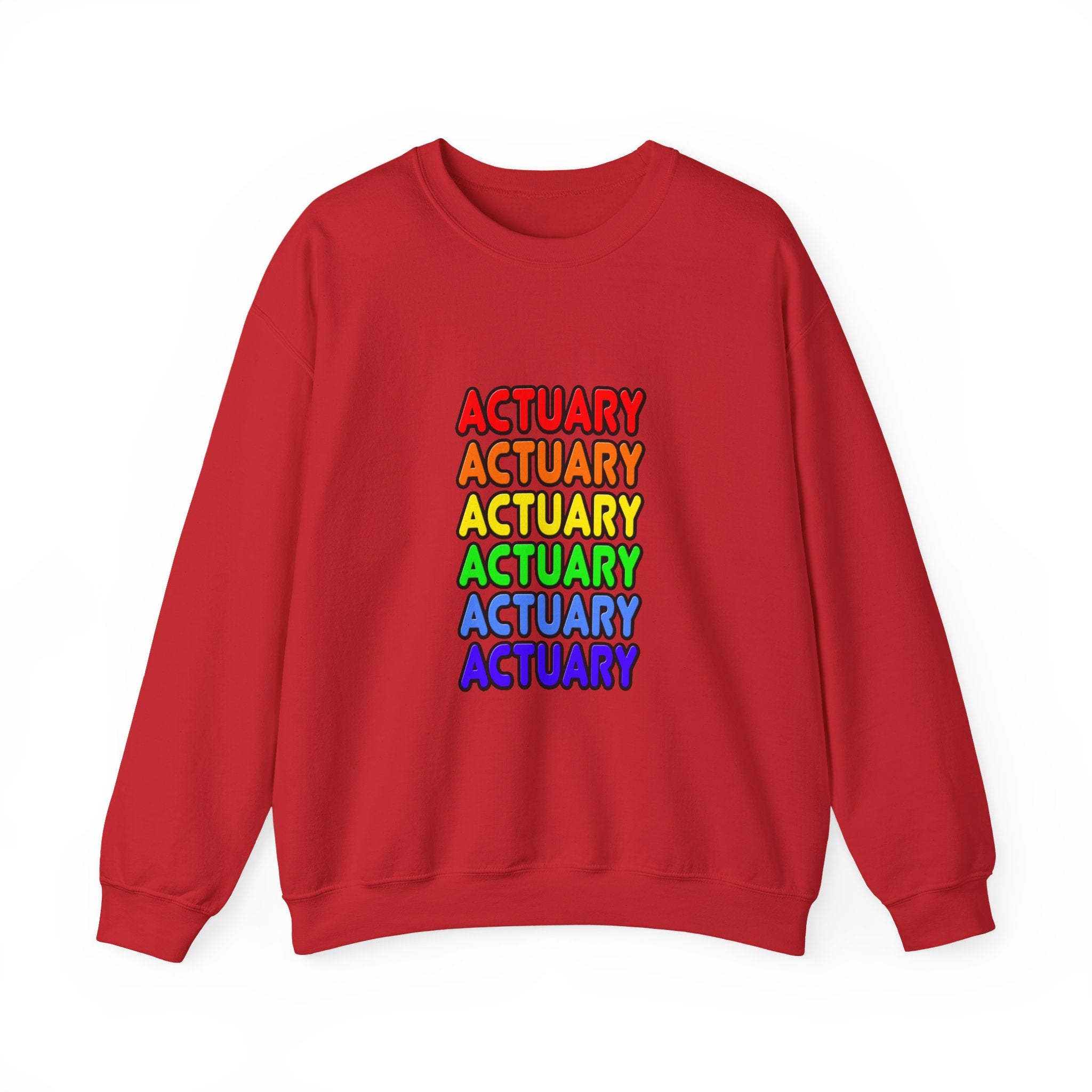 Rainbow Actuary - Unisex Heavy Blend™ Crewneck Sweatshirt