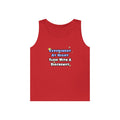 Experiment At Night...Sleep With a Biochemist - Unisex Heavy Cotton Tank Top