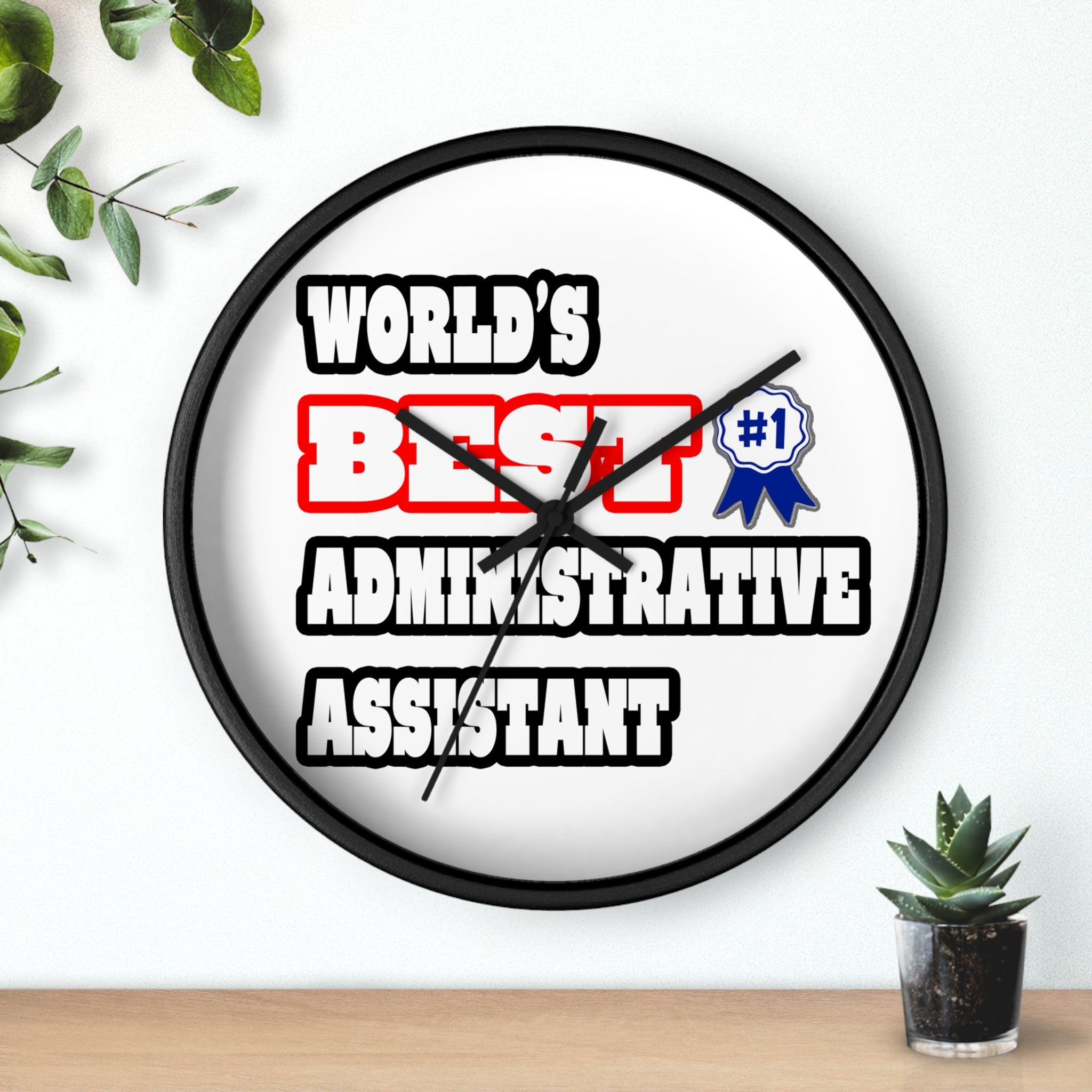 World's Best Administrative Assistant - Wall Clock