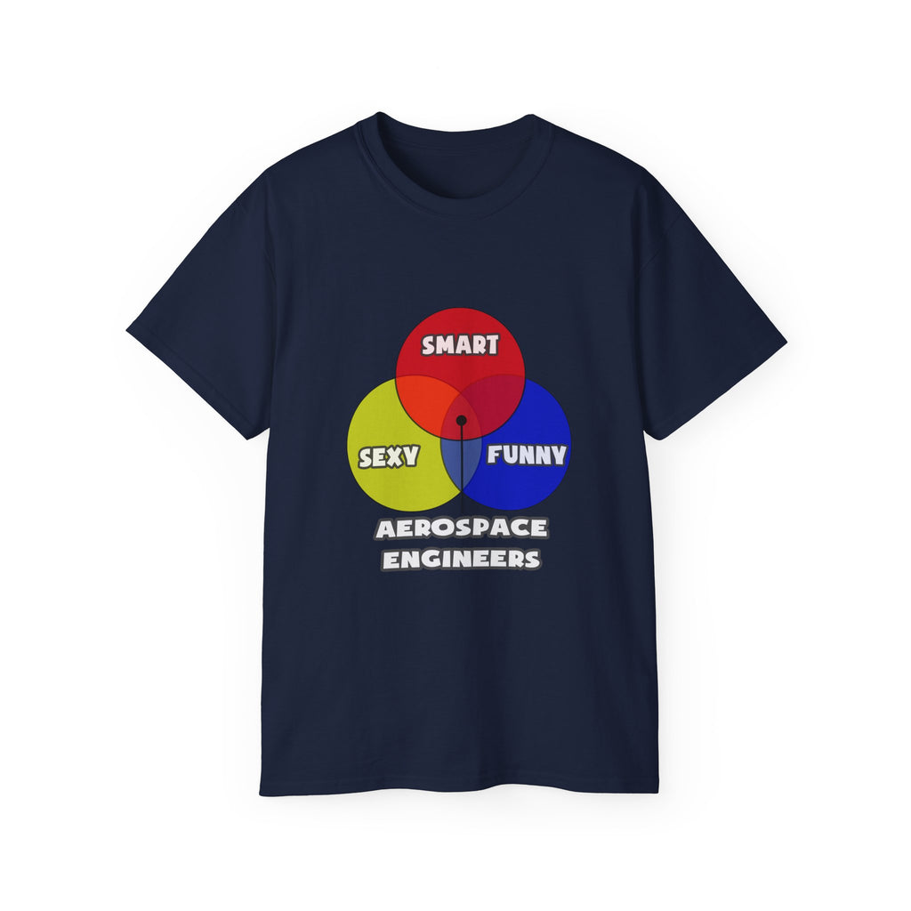 Venn Diagram .. Aerospace Engineers - Unisex Ultra Cotton Tee