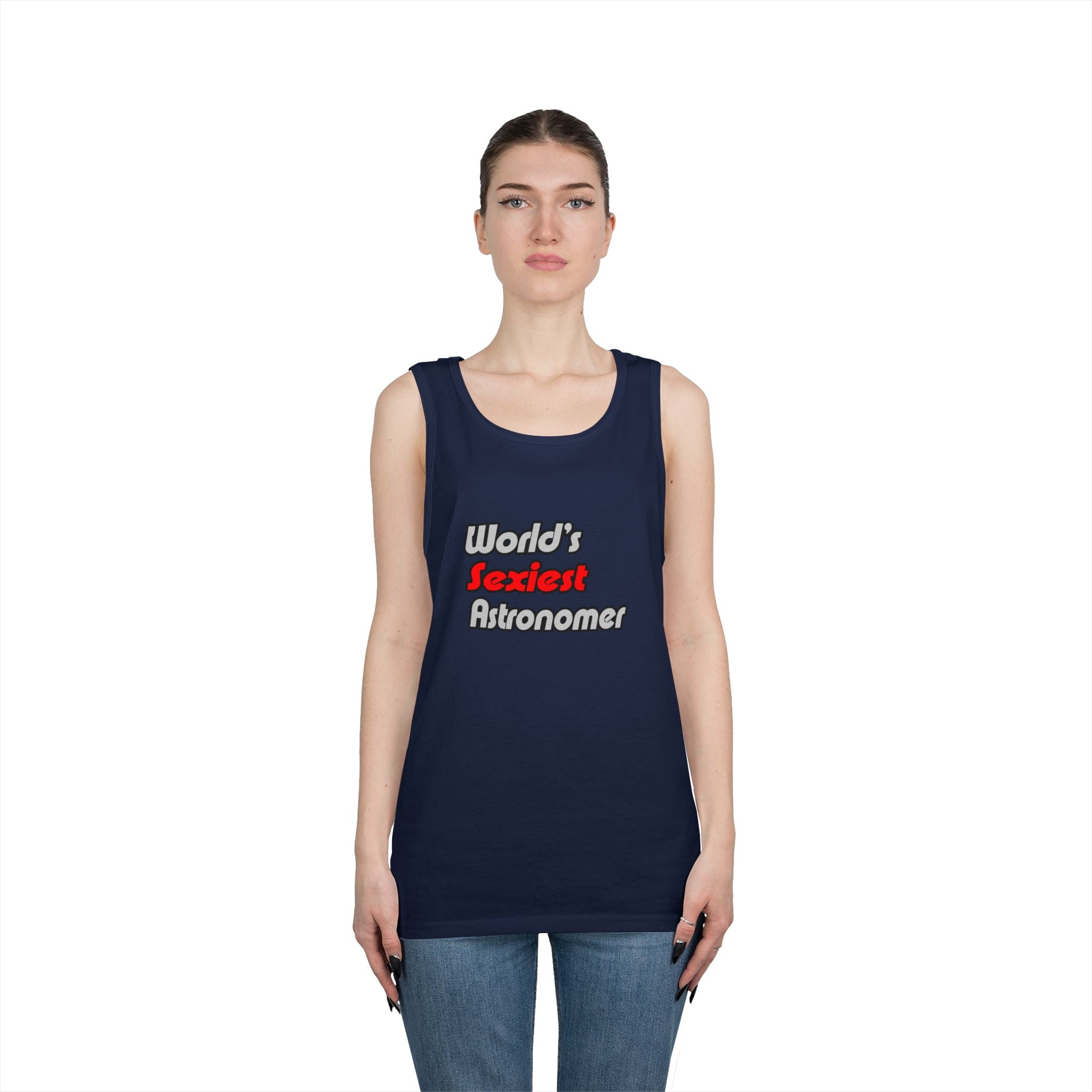 World's Sexiest Astronomer - Unisex Heavy Cotton Tank Top
