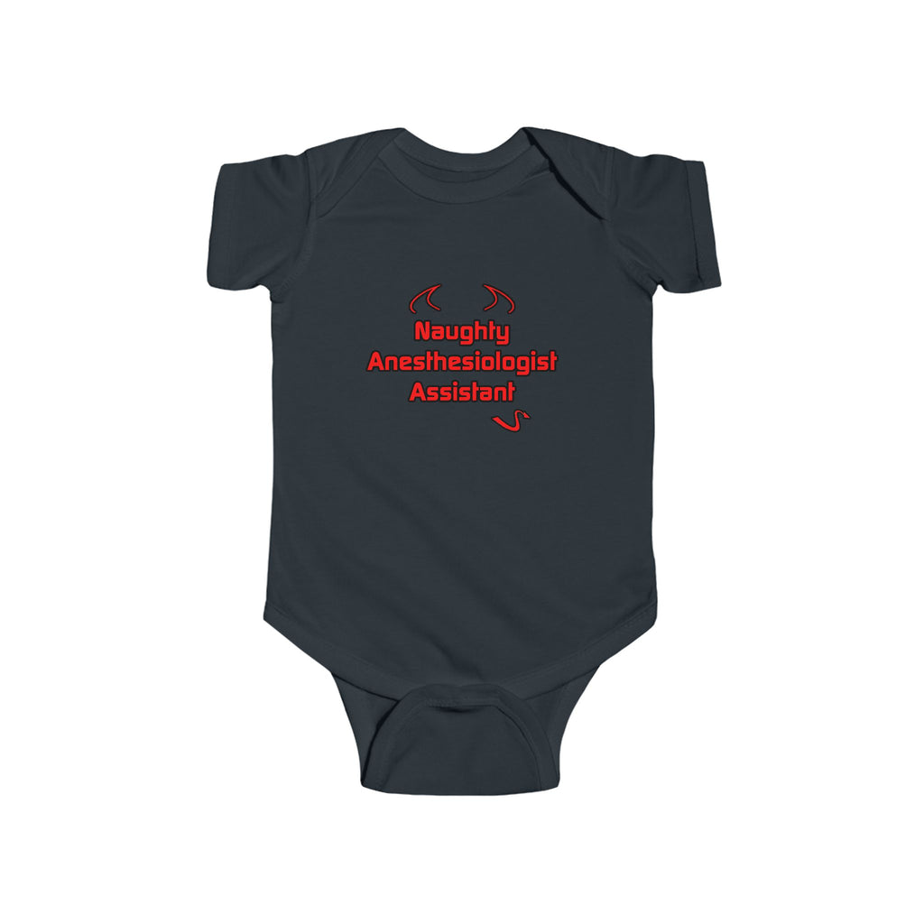Naughty Anesthesiologist Assistant - Infant Fine Jersey Bodysuit