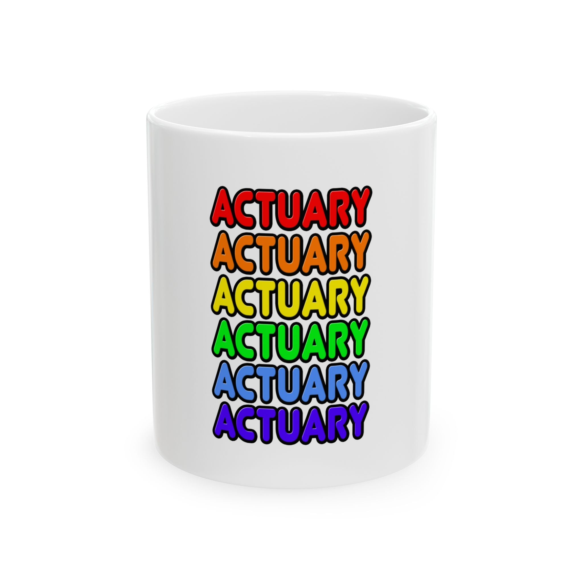 Rainbow Actuary - Ceramic Mug, (11oz, 15oz)