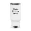 Best. Farmer. Ever - Stainless Steel Travel Mug with Handle, 14oz