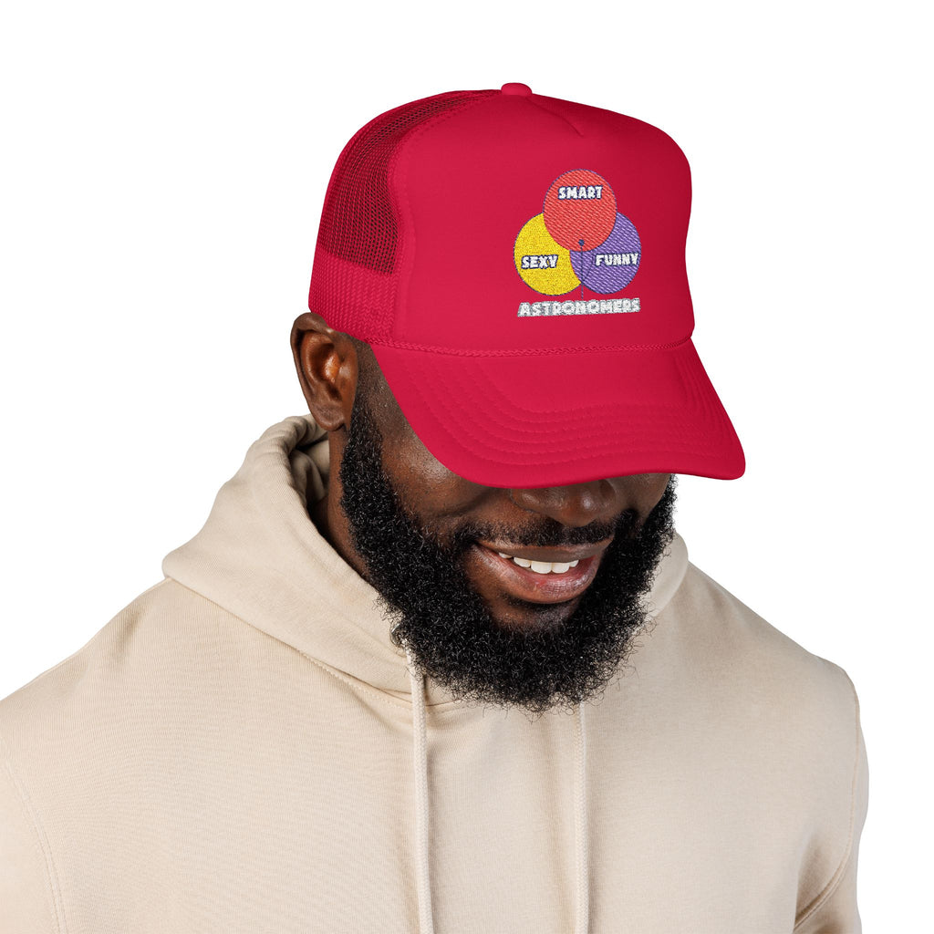 Venn Diagram .. Astronomers - Foam Trucker Hat