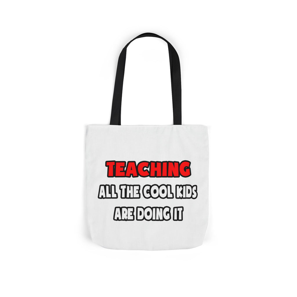 Funny Teacher Shirts and Gifts - Canvas Tote Bag, 5-Color Straps