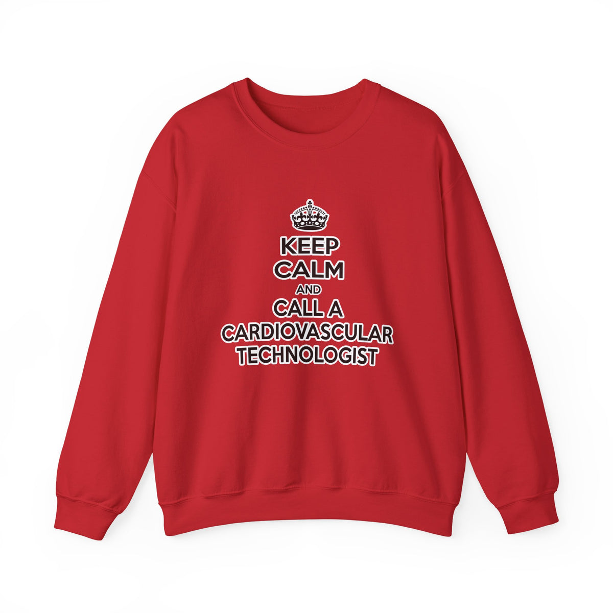 Keep Calm and Call a Cardiovascular Technologist - Unisex Heavy Blend™ Crewneck Sweatshirt